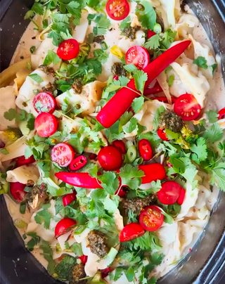 Dumpling með kókos spæsí sósu 🌶️